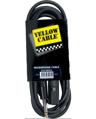 YELLOW CABLE - M03JX - Cable XLR male / JACK male YELLOW CABLE - M03JX - Cable XLR male / JACK male