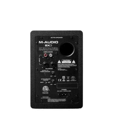 M-AUDIO - BX3D3 - ENCEINTE 2 VOIES 3.5 " 120 W (Paire) M-AUDIO - BX3D3 - ENCEINTE 2 VOIES 3.5 " 120 W (Paire)