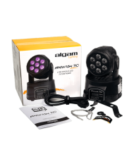 ALGAM LIGHTING - MINIWASH 710 - LYRE WASH LED 7 x 10W RGBW