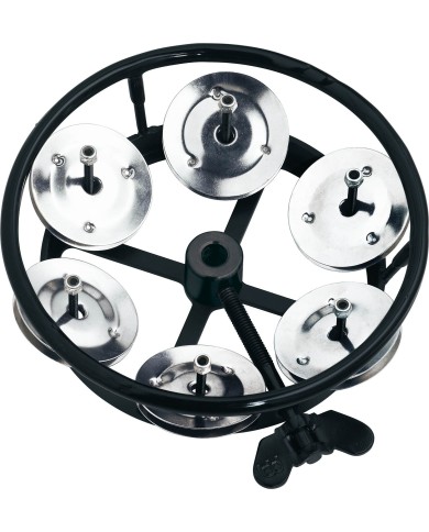 MEINL - THH1BK - TAMBOURIN CHARLESTON 5" - ACIER MEINL - THH1BK - TAMBOURIN CHARLESTON 5" - ACIER