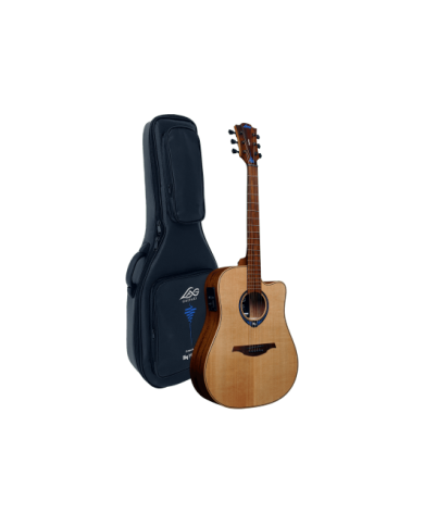 LAG - THV10DCE - GUITARE ELECTRO-ACOUSTIQUE HYVIBE - NATUREL