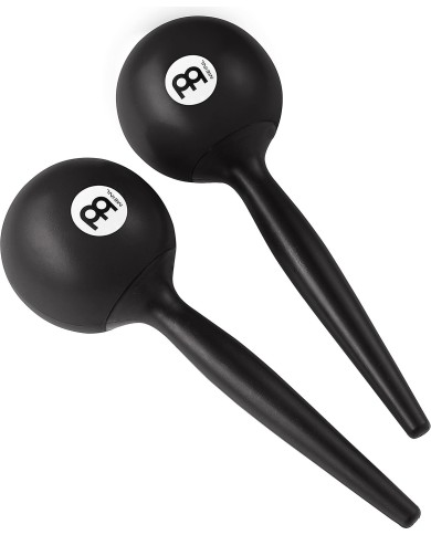 MEINL - PM3BK - MARACAS RONDES - PLASTIQUE - NOIR MEINL - PM3BK - MARACAS RONDES - PLASTIQUE - NOIR