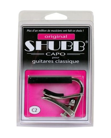 SHUBB -CAPODASTRE - CORDES NYLON - NICKEL SHUBB -CAPODASTRE - CORDES NYLON - NICKEL