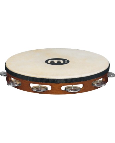 MEINL - TAH1AAB - TAMBOURIN BOIS - AVEC PEAU - BRUN MEINL - TAH1AAB - TAMBOURIN BOIS - AVEC PEAU - BRUN