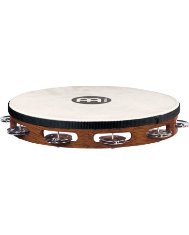 MEINL - TAH1-AB - TAMBOURIN BOIS - AVEC PEAU - BRUN MEINL - TAH1-AB - TAMBOURIN BOIS - AVEC PEAU - BRUN