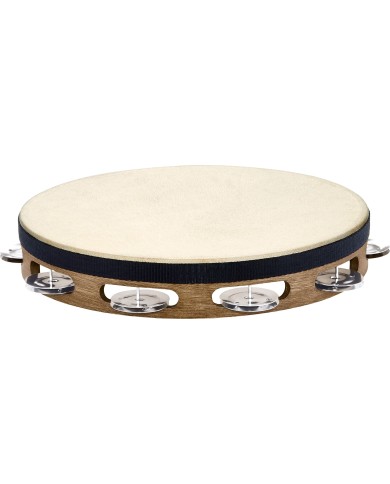 MEINL - TAH1WB - TAMBOURIN BOIS - AVEC PEAU - BRUN NOYER MEINL - TAH1WB - TAMBOURIN BOIS - AVEC PEAU - BRUN NOYER