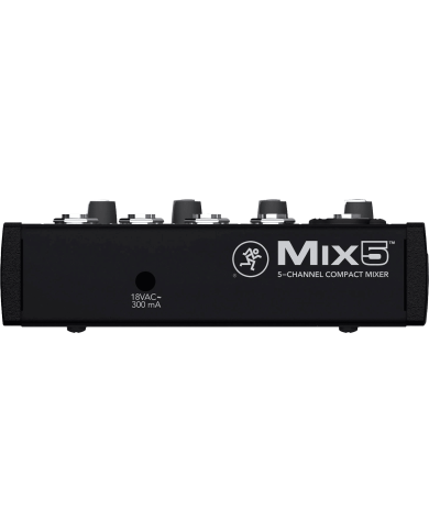 MACKIE - MIX5 - TABLE DE MIXAGE ANALOGIQUE COMPACTE - 5 CANAUX, 8 ENTRÉES MACKIE - MIX5 - TABLE DE MIXAGE ANALOGIQUE COMPACTE - 5 CANAUX, 8 ENTRÉES