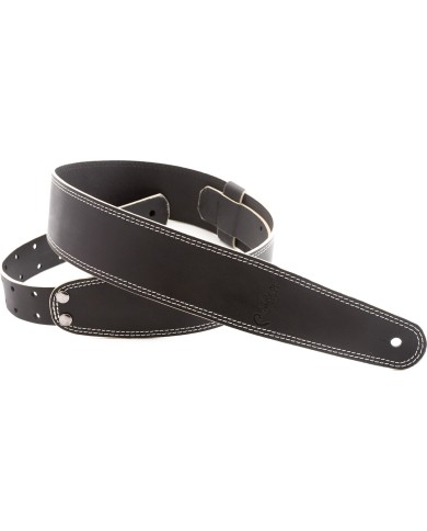 RIGHTON - MASTERK-BLBG - SANGLE GUITARE CUIR MASTERKEY - NOIR