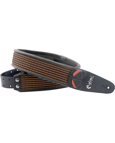 RIGHTON - OXBLOOD-BK - SANGLE GUITARE VEGAN OXBLOOD - NOIR RIGHTON - OXBLOOD-BK - SANGLE GUITARE VEGAN OXBLOOD - NOIR