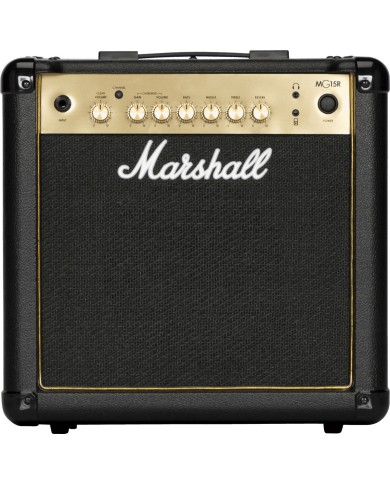 MARSHALL - MG15GR - AMPLI GUITARE - 15W - TRANSISTOR - GOLD