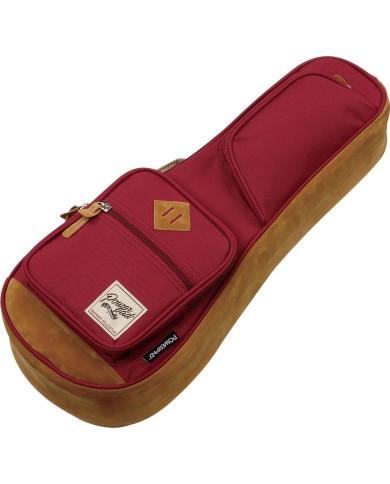 IBANEZ - IUBS541-WR - HOUSSE UKULELE SOPRANO POWERPAD - WINE RED