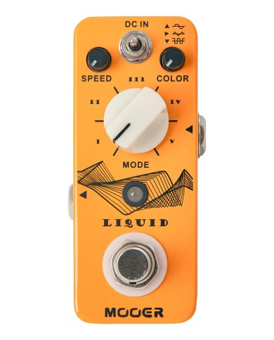 MOOER  - LIQUID - PEDALE PHASER NUMERIQUE MOOER  - LIQUID - PEDALE PHASER NUMERIQUE