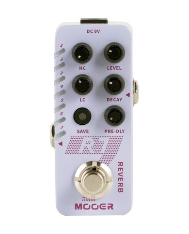 MOOER - R7 REVERB - PEDALE REVERB NUMERIQUE MOOER - R7 REVERB - PEDALE REVERB NUMERIQUE