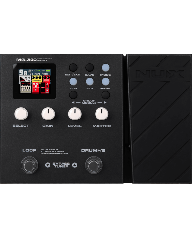 NUX - MG300 - PEDALE MULTI-EFFETS GUITARE COMPACT NUX - MG300 - PEDALE MULTI-EFFETS GUITARE COMPACT