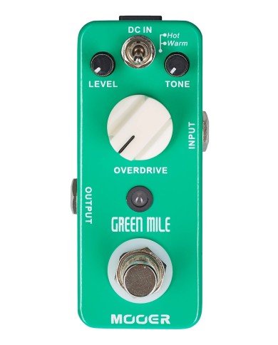 MOOER - GREEN MILE - PEDALE OVERDRIVE TYPE SCREAMER MOOER - GREEN MILE - PEDALE OVERDRIVE TYPE SCREAMER