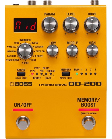 BOSS - OD-200 - PEDALE HYBRIDE DRIVE - OVERDRIVE BOSS - OD-200 - PEDALE HYBRIDE DRIVE - OVERDRIVE