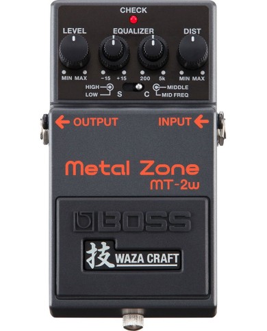BOSS - MT-2W - PEDALE GUITARE METAL ZONE WAZA CRAFT - SATURATION BOSS - MT-2W - PEDALE GUITARE METAL ZONE WAZA CRAFT - SATURATION