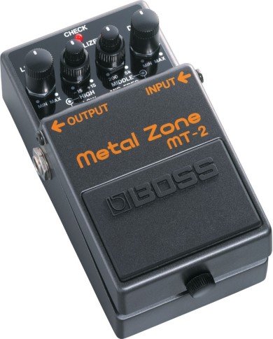 BOSS - MT-2 - PEDALE GUITARE METAL ZONE - SATURATION BOSS - MT-2 - PEDALE GUITARE METAL ZONE - SATURATION