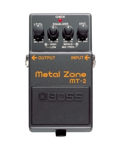 BOSS - MT-2 - PEDALE GUITARE METAL ZONE - SATURATION BOSS - MT-2 - PEDALE GUITARE METAL ZONE - SATURATION
