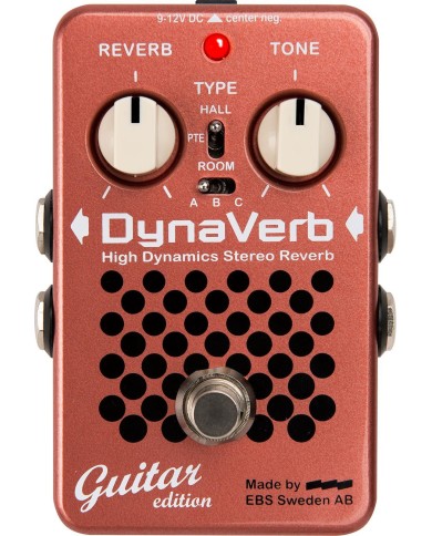 EBS - DYNAVERB - GE - PEDALE GUITARE EBS - DYNAVERB - GE - PEDALE GUITARE