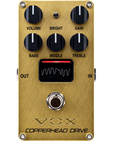 VOX - VE-CD - PEDALE COPPERHEAD DRIVE - DISTO / OVERDRIVE / FUZZ