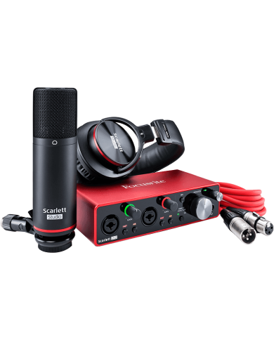 FOCUSRITE - SCARLETT3-STUDIO - 2 IN / 2 OUT USB-C - MICRO, CASQUE & ACCESSOIRES FOCUSRITE - SCARLETT3-STUDIO - 2 IN / 2 OUT USB-C - MICRO, CASQUE & ACCESSOIRES