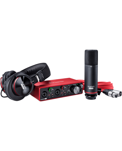 FOCUSRITE - SCARLETT3-STUDIO - 2 IN / 2 OUT USB-C - MICRO, CASQUE & ACCESSOIRES FOCUSRITE - SCARLETT3-STUDIO - 2 IN / 2 OUT USB-C - MICRO, CASQUE & ACCESSOIRES