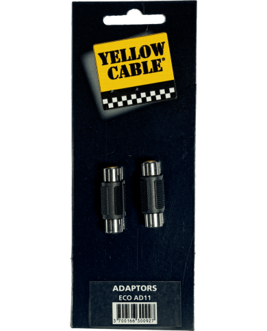 YELLOW CABLE - ECO AD11 - RCA FEMELLE / RCA FEMELLE