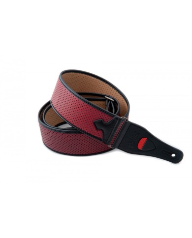 RIGHTON - MONTE-CARLO - SANGLE GUITARE - ROUGE RIGHTON - MONTE-CARLO - SANGLE GUITARE - ROUGE