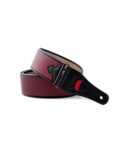 RIGHTON - MONTE-CARLO - SANGLE GUITARE - ROUGE RIGHTON - MONTE-CARLO - SANGLE GUITARE - ROUGE