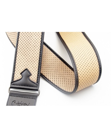 RIGHTON - MONTE-CARLO - SANGLE GUITARE - BEIGE RIGHTON - MONTE-CARLO - SANGLE GUITARE - BEIGE