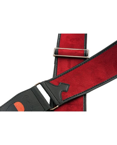 RIGHTON - DIVINE-RD - SANGLE GUITARE - ROUGE RIGHTON - DIVINE-RD - SANGLE GUITARE - ROUGE