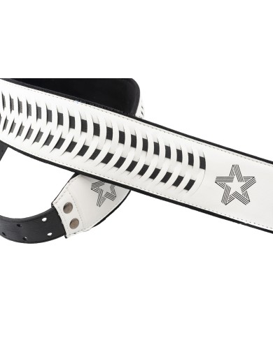 RIGHTON - TURNER-WH - SANGLE GUITARE PAUL TURNER - BLANC