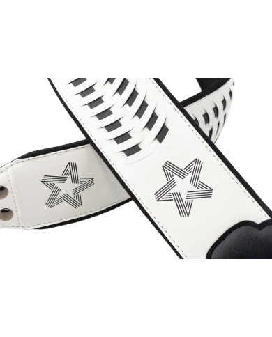 RIGHTON - TURNER-WH - SANGLE GUITARE PAUL TURNER - BLANC