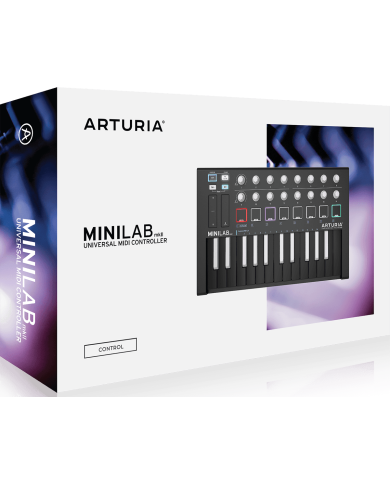 ARTURIA - OAR MINILABMK2-REV - CLAVIER 25 NOTES USB + 8 PADS ARTURIA - OAR MINILABMK2-REV - CLAVIER 25 NOTES USB + 8 PADS