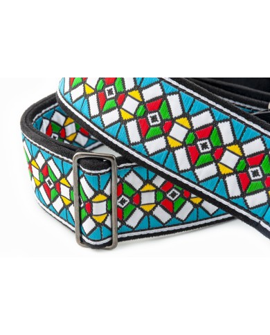 RIGHTON - LEGENDAS-UN - SANGLE GUITARE - TISSU - NOIRE