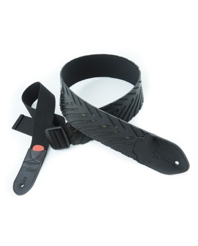 RIGHTON - HOTWHEELS-BK - SANGLE GUITARE - PNEU RECYCLE - NOIR