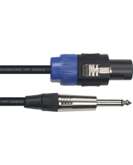 YELLOW CABLE - HP9JS - CABLE HAUT PARLEUR - SPEAKON / JACK -  9M