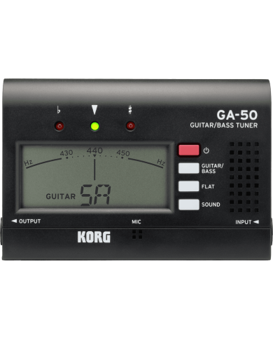 KORG - GA-50 - ACCORDEUR GUITARE / BASSE KORG - GA-50 - ACCORDEUR GUITARE / BASSE