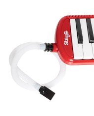 STAGG - MELOSTA37 RD - MELODICA 37 TONS + HOUSSE - ROUGE