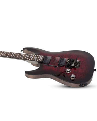 SCHECTER - SCH-OMENELITE-6FRL-BCHB - OMENELITE 6 POUR GAUCHER- BLACK CHERRY BURST SCHECTER - SCH-OMENELITE-6FRL-BCHB - OMENELITE 6 POUR GAUCHER- BLACK CHERRY BURST