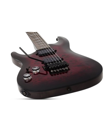 SCHECTER - SCH-OMENELITE-6FRL-BCHB - OMENELITE 6 POUR GAUCHER- BLACK CHERRY BURST SCHECTER - SCH-OMENELITE-6FRL-BCHB - OMENELITE 6 POUR GAUCHER- BLACK CHERRY BURST