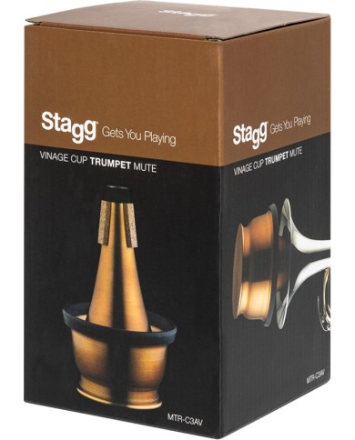 STAGG - MTR-C3AV - SOURDINE BOL VINTAGE POUR TROMPETTE