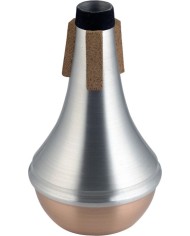STAGG - MTR-S3C - SOURDINE DROITE POUR TROMPETTE - PARTIE INFERIEURE EN CUIVRE
