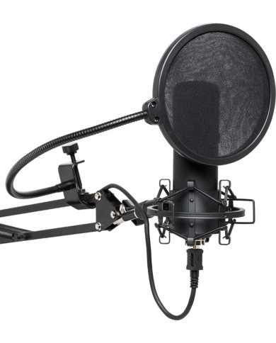 STAGG - SUM45 SET - PACK MICRO CARDIOÏDE USB - STAND SUSPENTION ANTI-CHOC - FILTRE ANTI-POP - CABLE USB STAGG - SUM45 SET - PACK MICRO CARDIOÏDE USB - STAND SUSPENTION ANTI-CHOC - FILTRE ANTI-POP - CABLE USB
