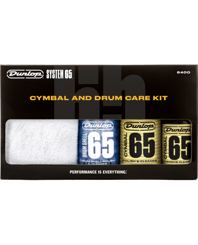 DUNLOP - ADU 6400 - KIT D'ENTRETIEN BATTERIE ET CYMBALES DUNLOP - ADU 6400 - KIT D'ENTRETIEN BATTERIE ET CYMBALES
