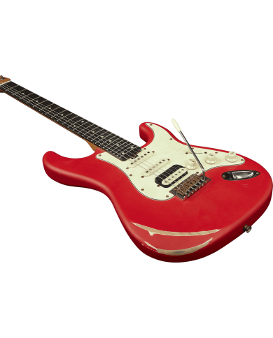 EKO - GEE AIRE-RELIC-RED - RELIC - TYPE STRAT AIRE RELIC - FIESTA RED