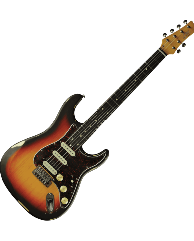 EKO - GEE AIRE-RELIC-SB - RELIC - TYPE STRAT AIRE RELIC - SUNBURST
