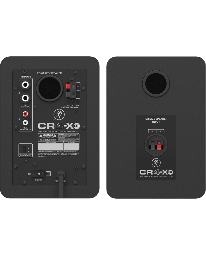 MACKIE - RMK CR4-XBT - ENCEINTE MONITORING - BLUETOOTH MACKIE - RMK CR4-XBT - ENCEINTE MONITORING - BLUETOOTH