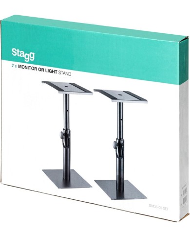 STAGG - SMOS-05 SET - 2 PIED POUR MONITEUR DE STUDIO STAGG - SMOS-05 SET - 2 PIED POUR MONITEUR DE STUDIO